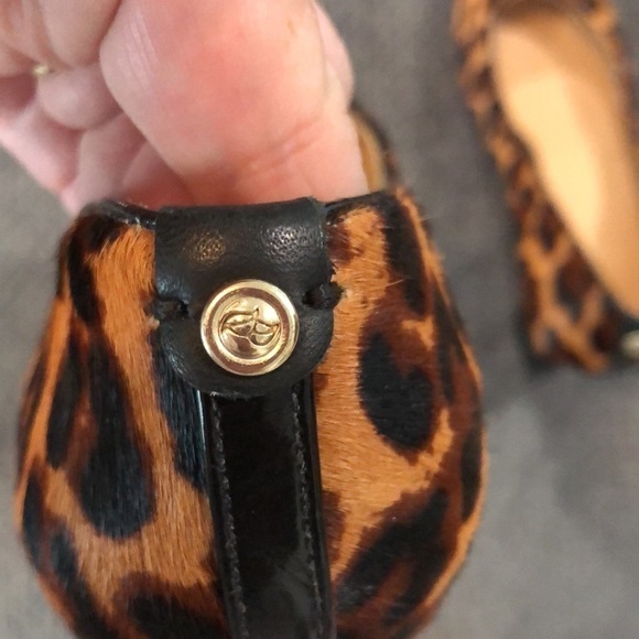 Nurture dyed calf hair leopard print pumps.  Size 7 - Picture 6 of 10